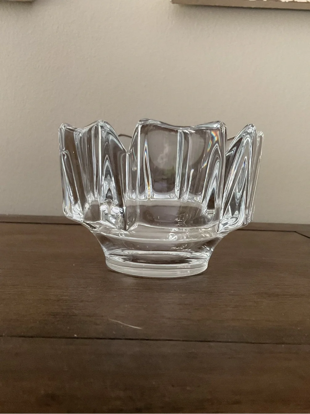 Orrefors Corona Decorative Bowl  3” x 5 “- Home Accents